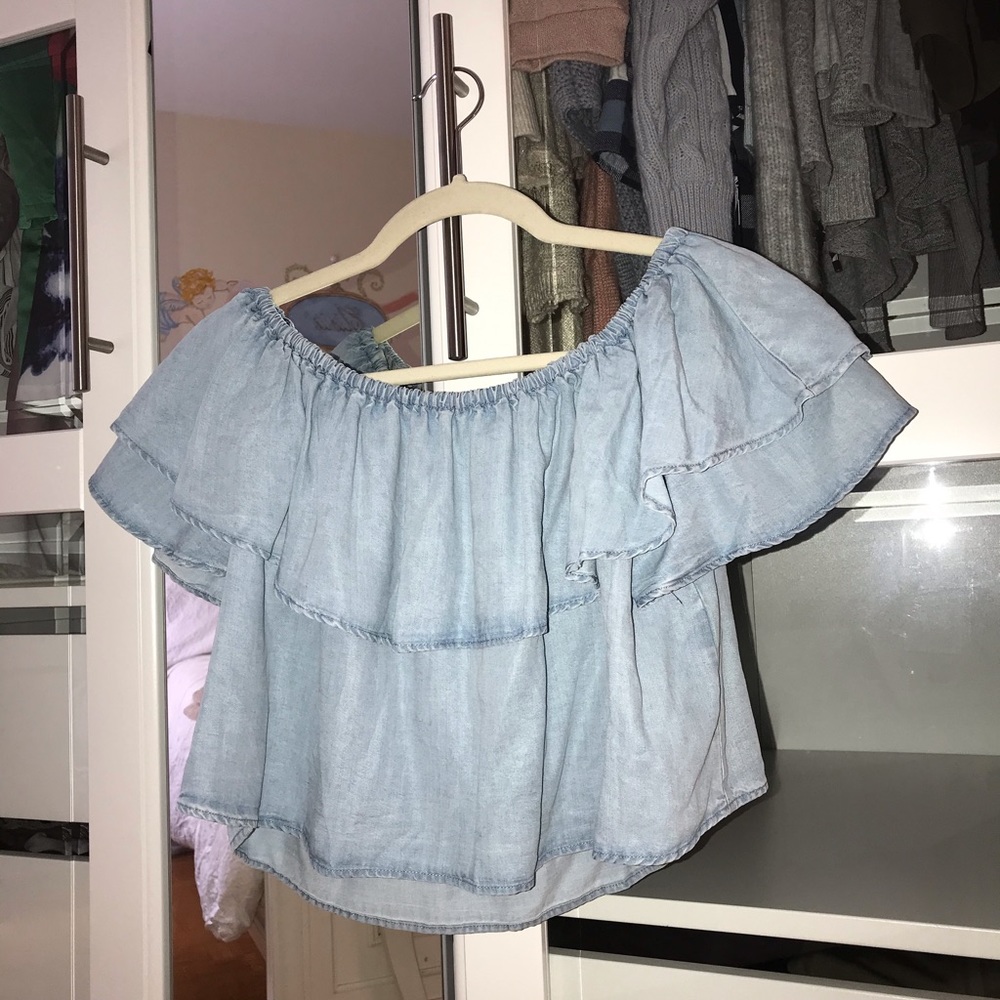 Zara Over The Shoulder Blouse